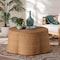 Bali & Pari Palm Bohemian Honey Scallop Rattan Coffee Table 244-13635-ZORO - alternate 6